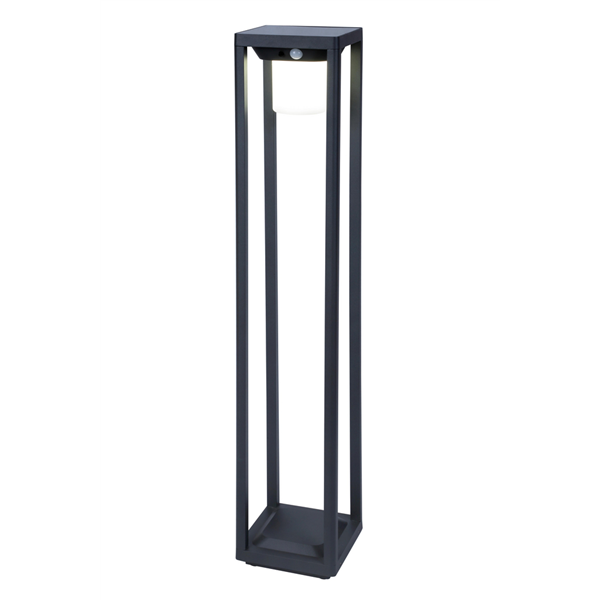 Borne Solaire Roma à détection 80cm - 3000°K - Faisceau 120° - 300 Lm - 4 modes
