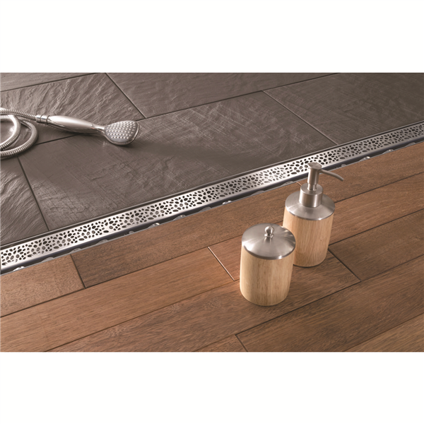 CANIVEAU DOUCHE PLAT L 1000 PERLE RG100-PERLE