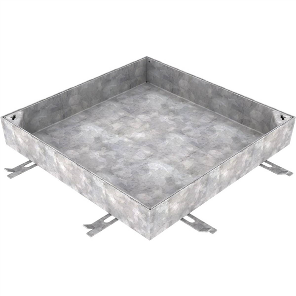 TRAPPE ACO PAVING - ACIER GALVANISE 400X400MM - H80MM - B125 / 400KN