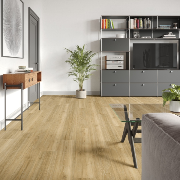 Lame vinyle à clipser pour sol intérieur - Clip 30 Edilis - Valley - 18.3 cm x 122 cm - ép.4 mm