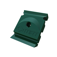 Clip de fixation Easyclip en polyamide Vert RAL6005 pour poteau Easyclip et grillage rigide Moreda