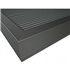 Plinthe de finition en L - Aluminium Brun - pour terrasse composite - 42 x 50 MM - Long. 4,5 M