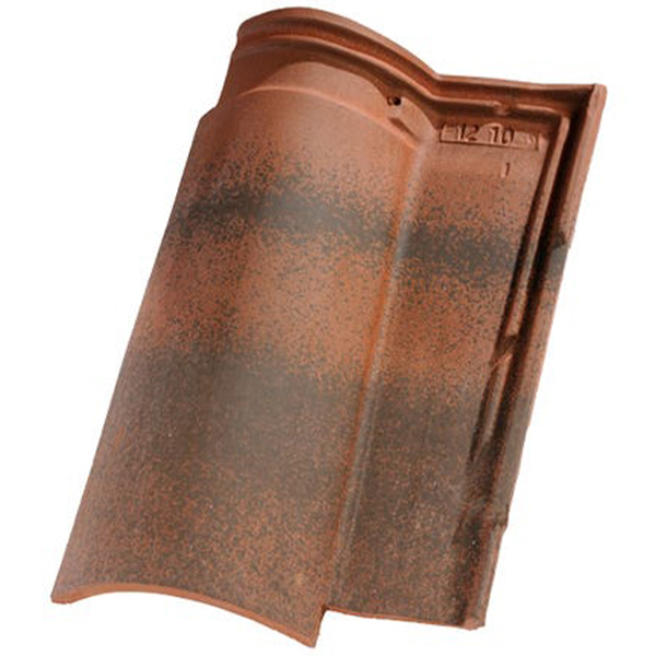 Tuile en terre cuite - Plein Sud Gélis - emboîtement grand moule fortement galbée - Rouergue