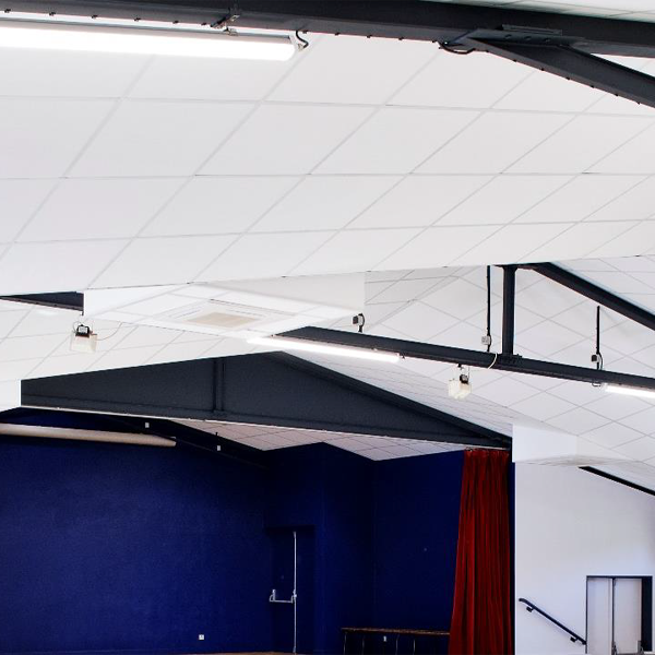 Dalle faux plafond 60,0 CM x 60,0 CM - Minerval A - Bords droits - ép. 12,00 MM