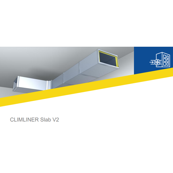 Panneau laine de verre rigide pour réseaux aérauliques - Climliner Slab V2 - R= 0,75 m².K/W - 3,00 M x 1,20 M - ép. 25,0 MM