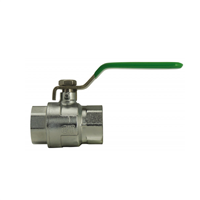 Vanne sphérique à poignée plate double femelle F 1/2" (15x21) - Noyon et Thiebault - Arrêt par 1/4 de tour