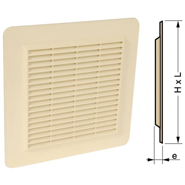 GRILLE APPLIQUE 200 RECTANG.MOUSTIQUA