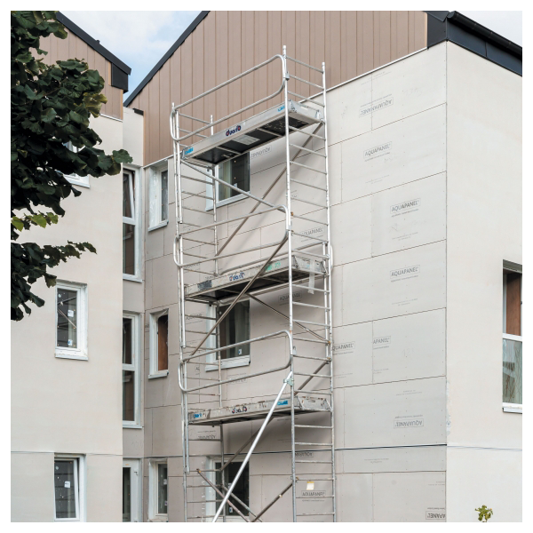 Plaque de ciment - support de finition MOB - Aquapanel Outdoor BD12,5 - 1,2 M x 0,9 M - ép.12,5 MM