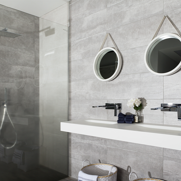 Faïence murale effet "spatulé" Baléares Menorca - Arena - 25 CMx75 CM ép. 8,7 MM