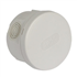 Boite de dérivation étanche ronde IP55 - Ø 85 x 50 mm - 4 entrées - Polypropylène - Gris