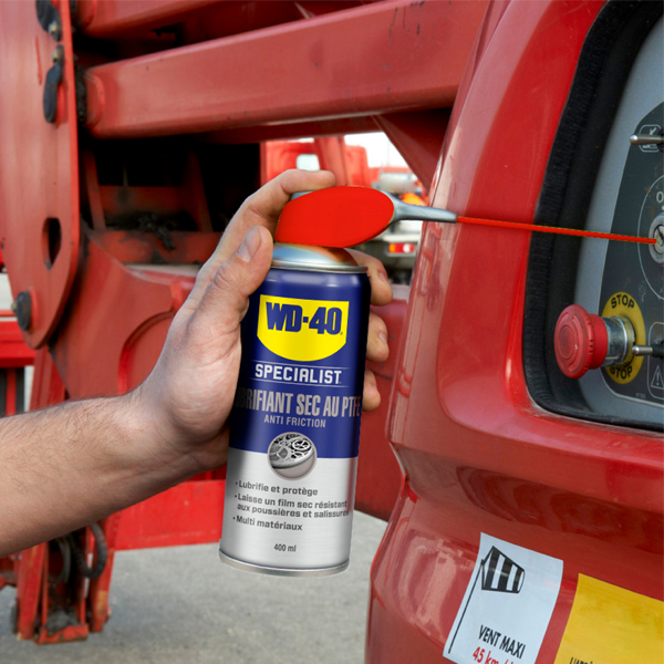 Lubrifiant sec au PTFE WD-40 Specialist - antifriction - séchage rapide - aérosol de 400 mL