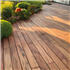 Lame de terrasse en bois exotique - Muiracatiara KD Lisse - Classe 4 - 120 x 21 mm - Longueur 3,70 m