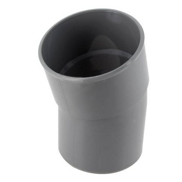Coude PVC à coller 20° Mâle/Femelle Diamètre 100 mm couleur gris