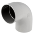 Coude mâle/femelle Nicoll pour tube de descente - Angle 87°30 - Diamètre 100 mm - Techtan Gris