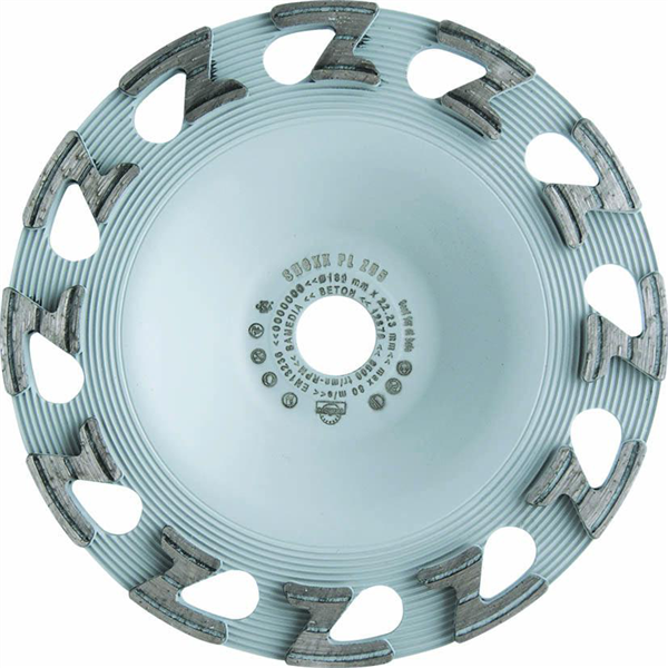 PLATEAU SURFAÇAGE SHOXX PL ZU5 Ø125 AL.22,23. TECH SHOXX BREV. HAUT. SEG. 7MM