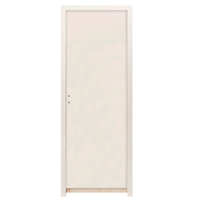 Bloc-porte alvéolaire prépeint à recouvrement - Huisserie 72/56 et joint confort - serrure PDDT - Chauvat Portes - 204 CM x 83 CM - Poussant droit