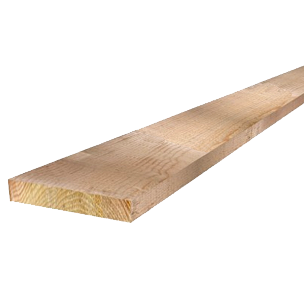 Planche en bois de sapin traité classe 2 - 80 MM x 27 MM - longueur 3,00 M