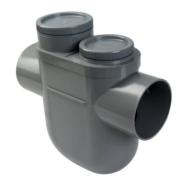 Siphon disconnecteur monobloc Femelle/Femelle sans bouchon - ø 125 mm