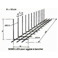 SEMELLE A BANCHER 3T8 4M