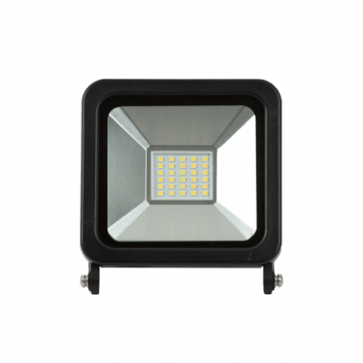 Projecteur LED extra plat IP65 - 100W 8000 lumens - Blanc froid 6400K - Aluminium
