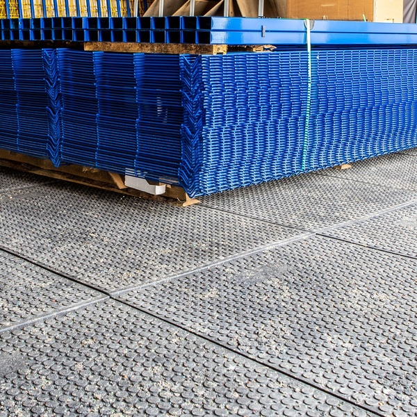 Plaque de roulage 35 T Helox en PVC emboîtable avec surface antidérapante - 1200 x 800 mm - ép. 32 mm