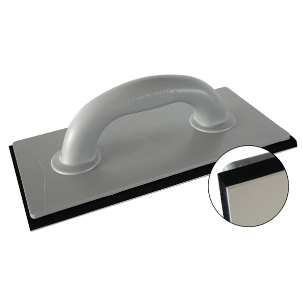 Platoir à jointer de carreleur avec mousse haute densité et couche de caoutchouc blanc - Taliaplast - 28 x 14 cm
