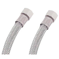 Flexible sanitaire - Raccord 2 écrous tournants 1/2" - Longueur : 700mm - DN10