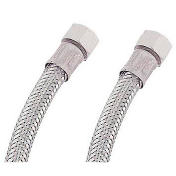 Flexible sanitaire - Raccord 2 écrous tournants 1/2" - Longueur : 700mm - DN10