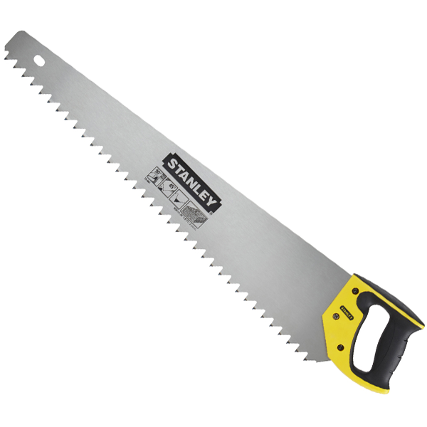 Scie à béton cellulaire Stanley 1,2 dents par pouce longueur 650 mm