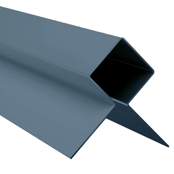 Profilé d'angle extérieur MetalTrim pour bardage Hardie Plank - aluminium laqué Bleu acier - longueur 3 M