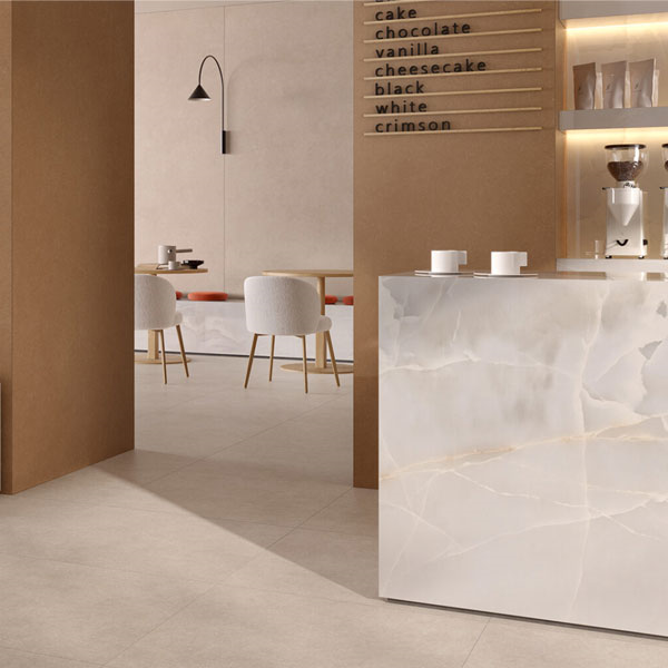 Carrelage sol intérieur antidérapant R11C effet ciment en grès cérame - Materia - 30 x 60 cm - ép. 9 mm - Corda