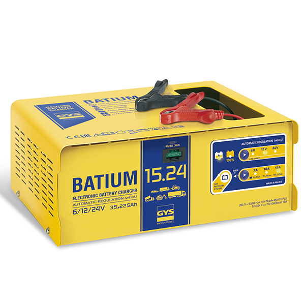 Chargeur de batterie Gys Batium 15-24 6/12/24V 230V 450W