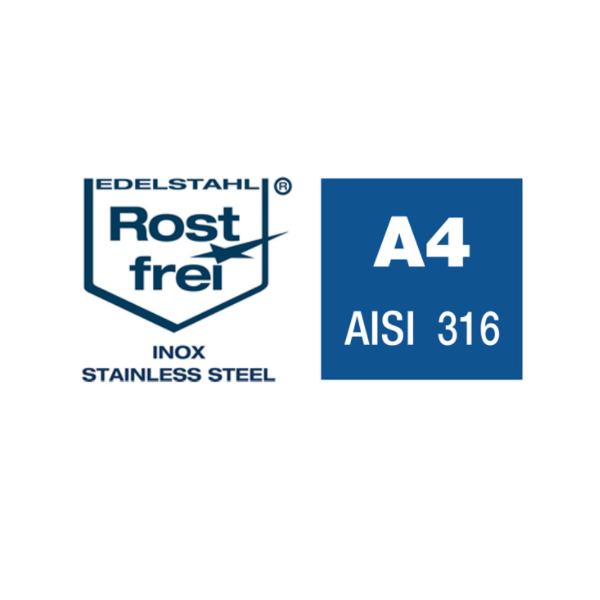 Vis de terrasse Torx T25 - filetage de fixation tête cylindrique en inox A4 - 6x80mm - Boîte de 100