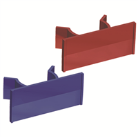 100 Clips d'identification de réseau - 50 clips bleus et 50 clips rouge