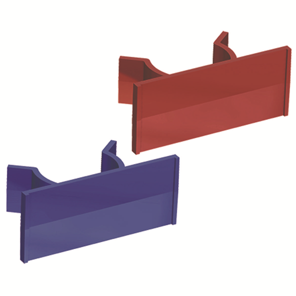 100 Clips d'identification de réseau - 50 clips bleus et 50 clips rouge