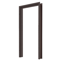 Ébrasement complet anthracite pour porte Verso Structura Mosel Türen - bords carrés - sens droit poussant - 204 x 83 cm - 70 mm