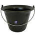 Seau caoutchouc gradué Obra avec anse 7 mm capacité 12 litres noir