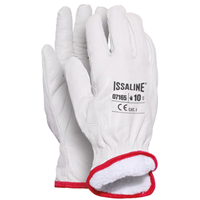 Gant de travail cuir avec intérieur fourré - catégorie. 1 - taille 10