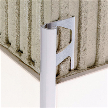 Baguette d'angle pour carrelage Schlüter Rondec Aluminium anodisé mat - Hauteur 8,0 MM - Longueur 2,50 M