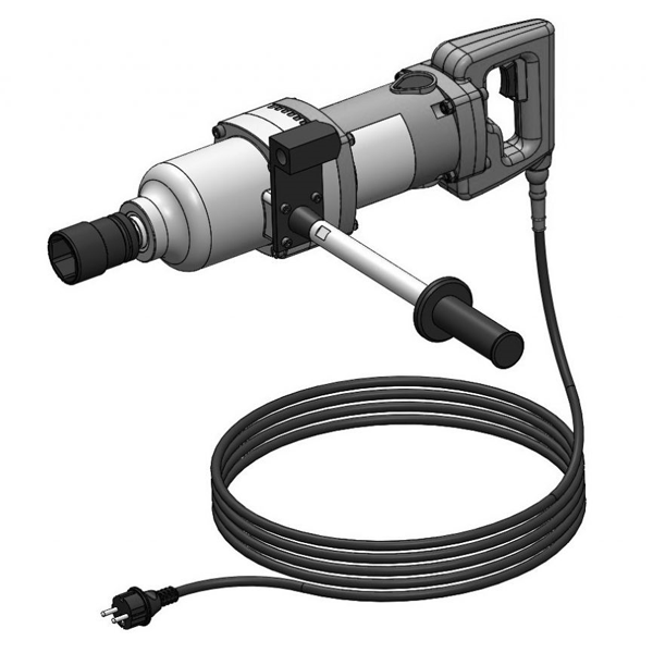 Boulonneuse à choc 1600W Weasylectric Pro pour la mise en place des vis de fondation - Système Weasyfix