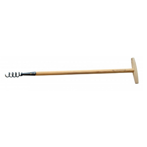 Arrache-racines manuel Polet à spirale avec manche de 80 cm