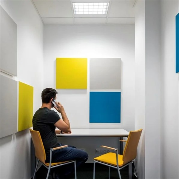 Panneaux muraux acoustiques Akusto One - White Frost - 119,2 x 59,2 cm - ép. 40 mm - Lot de 2