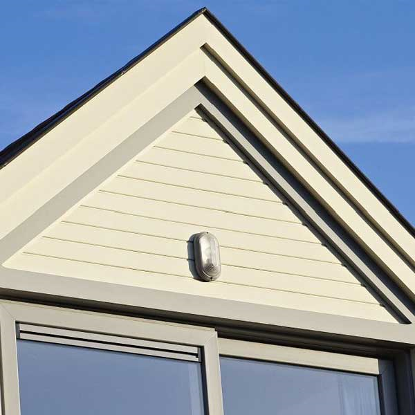 Bardage PVC extérieur imitation bois - système à rainure et languette - P 1024 Deceuninck - 300,00 MM x 4,00 M - Sable