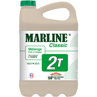Mélange prêt à l'emploi pour moteurs 2 temps - Marline Classic 2T - Super carburant 95E5 + lubrifiant 3% - Bidon de 5 litres