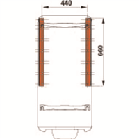 Console universelle chauffe-eau et PECS verticaux muraux