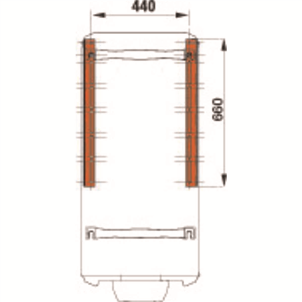 Console universelle chauffe-eau et PECS verticaux muraux
