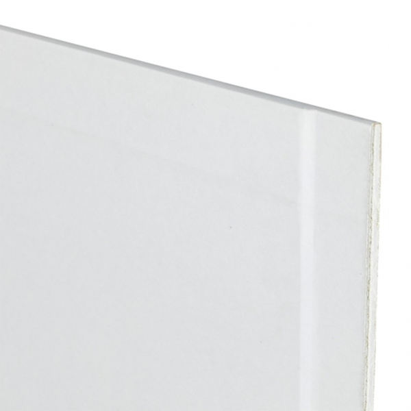 Plaque de plâtre avec parement blanc - Knauf Horizon 4 Snowboard -  4 bords amincis - 2,50 M x 1,20 M - ép. 13,0 MM