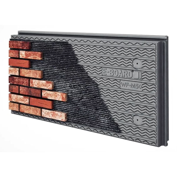 Panneau isolant PSE E-Board pour isolation des murs extérieurs - 40 mm - 1200 x 558 mm