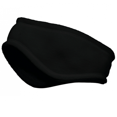 Bandeau polaire 100% polyester micro polaire - K-Up - taille 55 cm - coloris noir