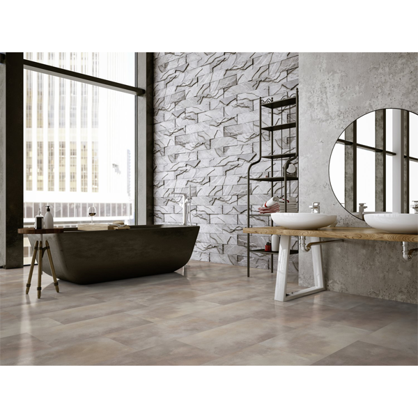 Dalle vinyle clipsable rigide et acoustique - Virtuo 55 Rigid Acoustic - 73,0 CM x 39,9 CM - ép. 5,70 MM - Acuarela taupe